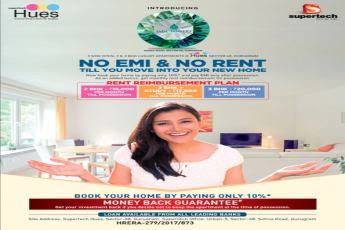 Book your home by paying only 10% at Supertech Jade Towers in Gurgaon